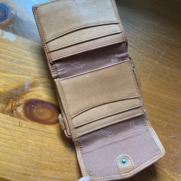 Fossil tan wallet, genuine leather, - Picture 3 of 3